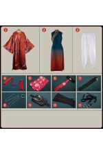 2XXT Cosplay Vtuber Seraph Dazzlegarden NIJISANJI Chūka Emaki Goods Cosplay Costume